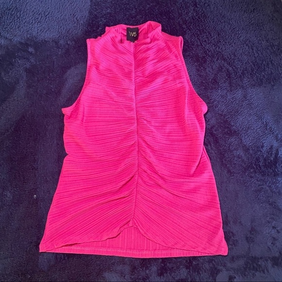 Nwt W5 Concepts Pink Sleeveless Top Size Large - Picture 1 of 4